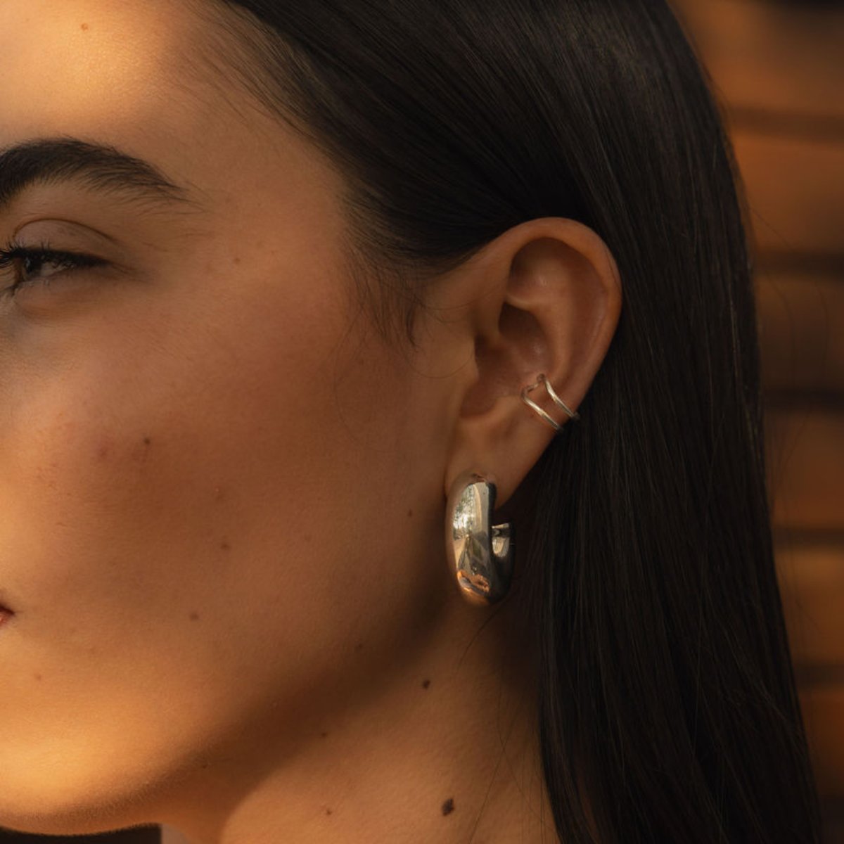 Colección Earcuffs plata .925 variedad diseños modernos artesanales aretes sin perforación