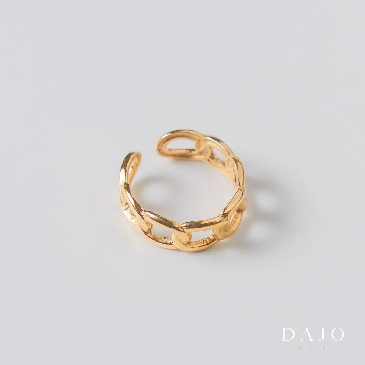 Anillo Eslabones (Oro Vermeil)