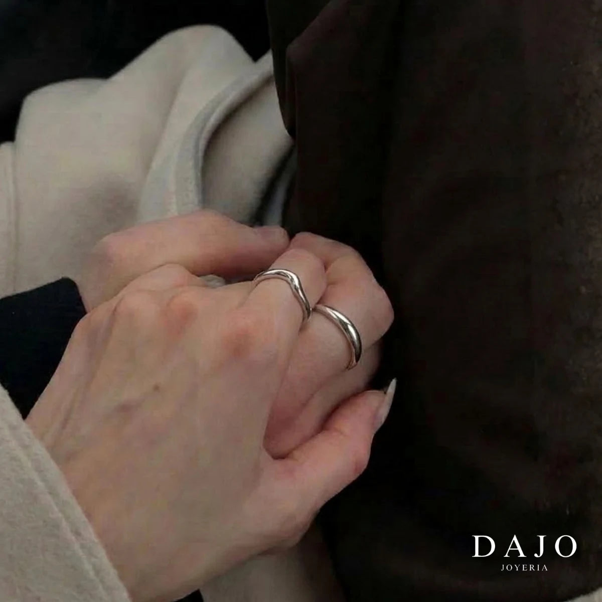 Anillos Complemento (2 piezas) plata .925 - regalo para novia o mama | DAJO Joyeria