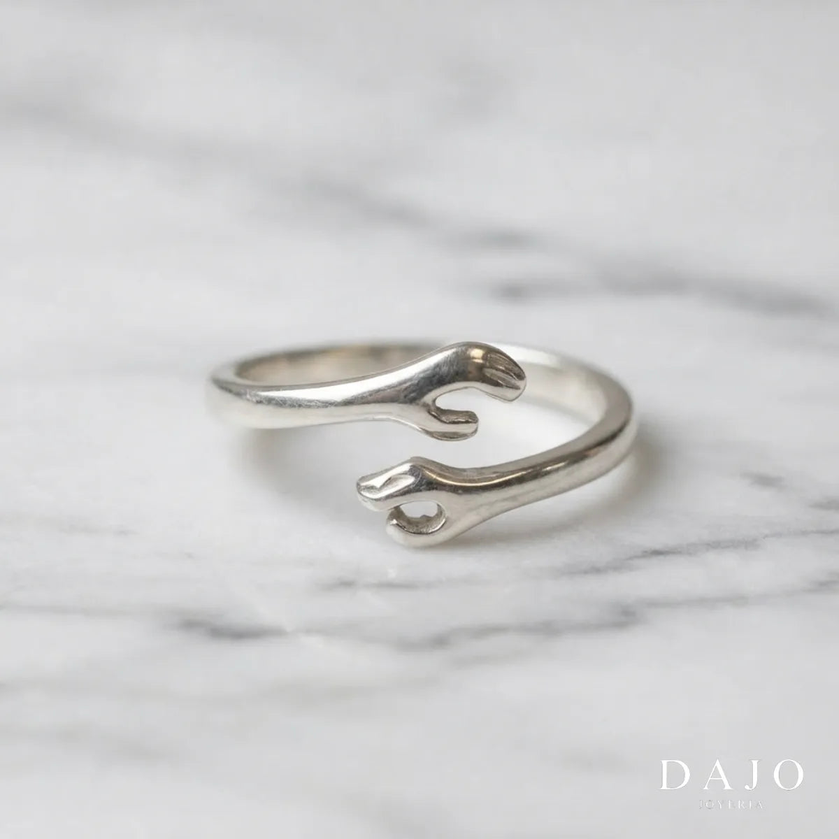 Anillo Abrazo / Apapacho plata .925 - regalo para novia o mama | DAJO Joyeria