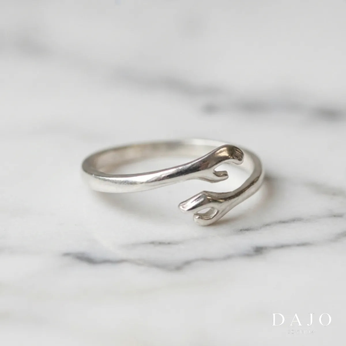 Anillo Abrazo / Apapacho plata .925 - regalo para novia o mama | DAJO Joyeria