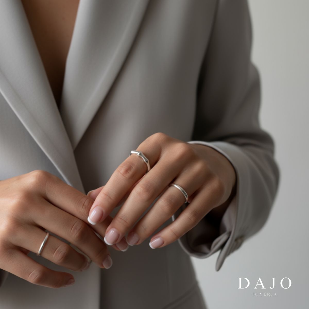 Anillo Argolla Hueso