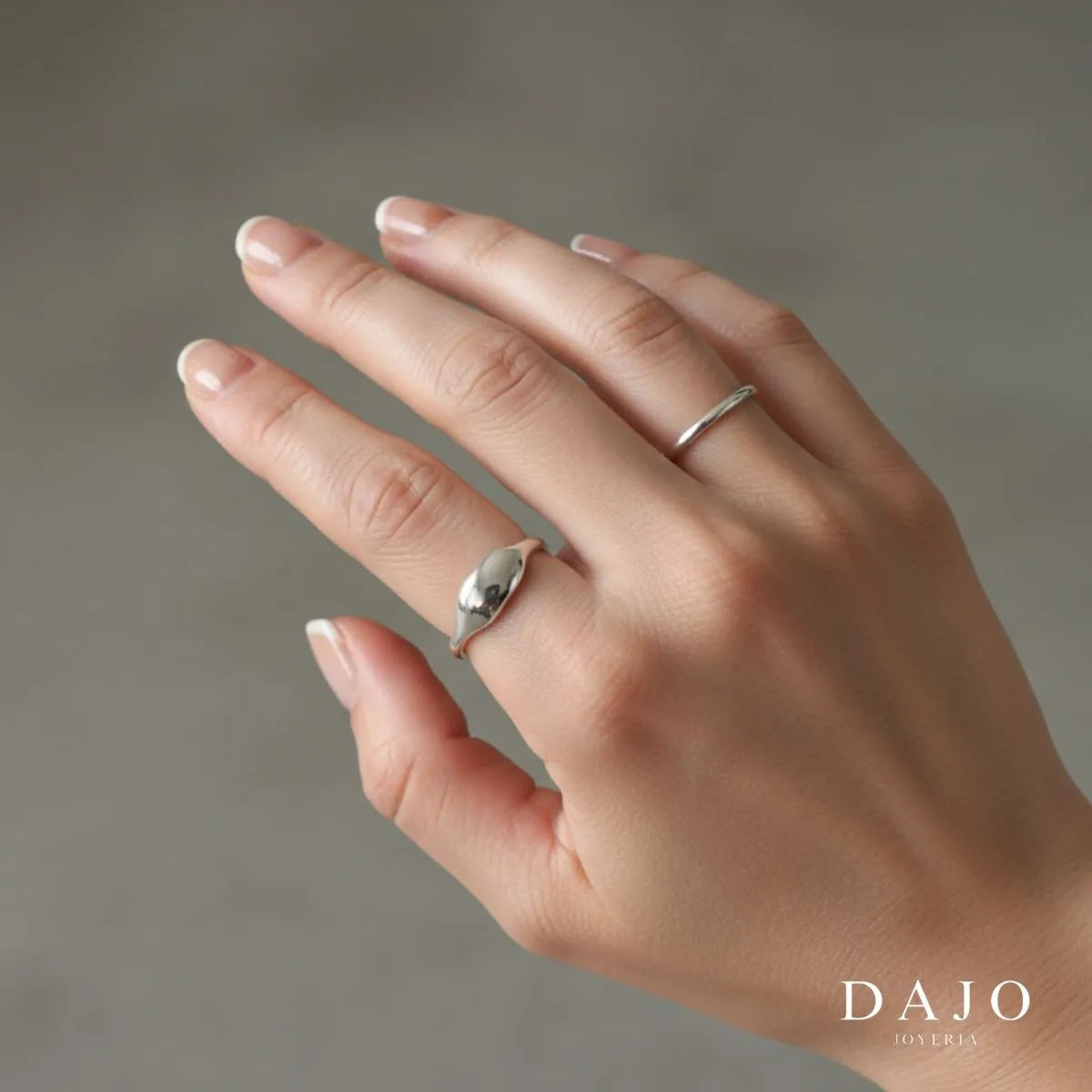 Anillo Bean plata .925 - regalo para novia o mama | DAJO Joyeria