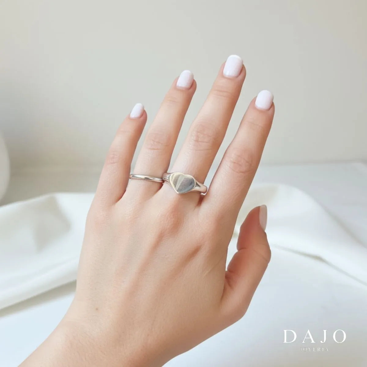 Anillo Corazon plata .925 - regalo para novia o mama | DAJO Joyeria