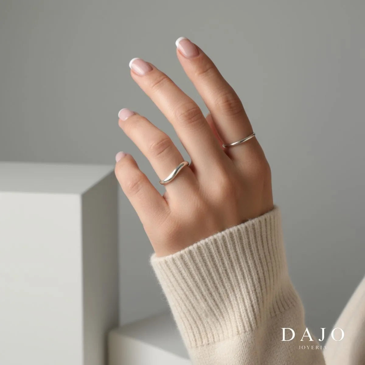 Anillo Halo plata .925 - regalo para novia o mama | DAJO Joyeria