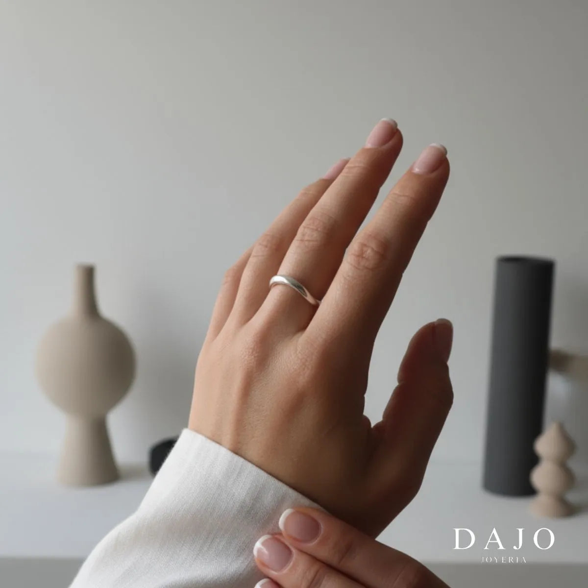 Anillo Halo plata .925 - regalo para novia o mama | DAJO Joyeria
