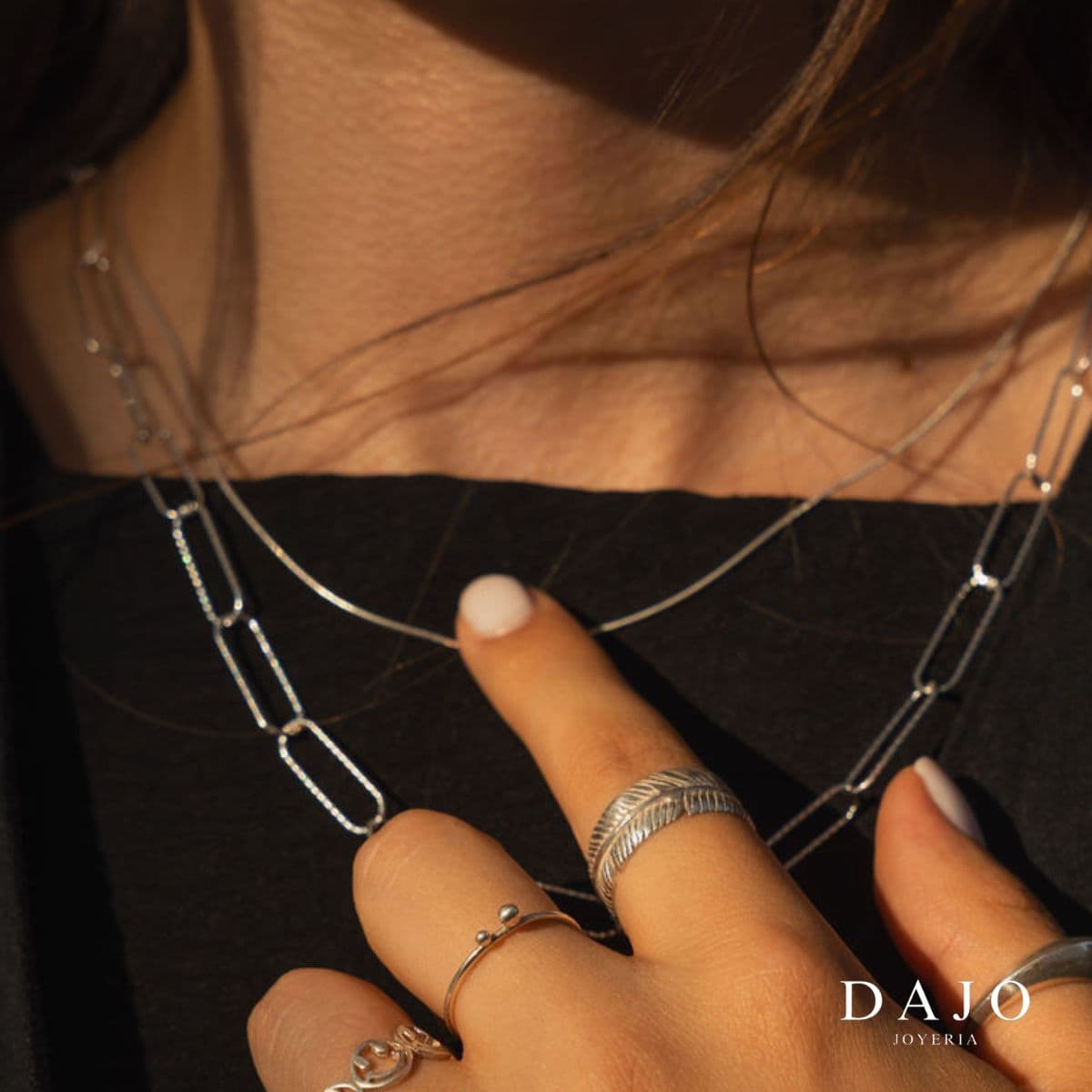 Cadena Lazo 1 mm plata .925 - regalo especial para el | DAJO Joyeria