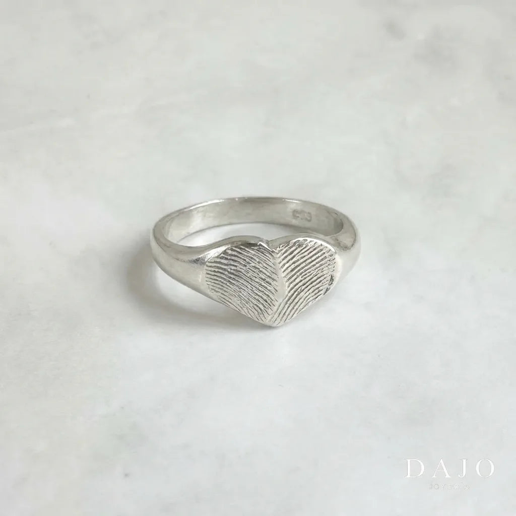Kit individual Anillo Corazón Huella