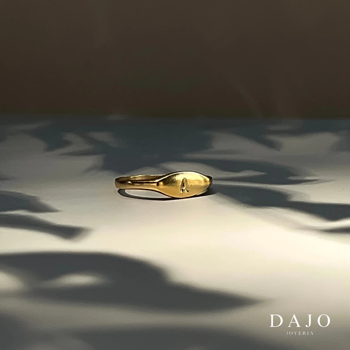 Anillo Botánica con Inicial