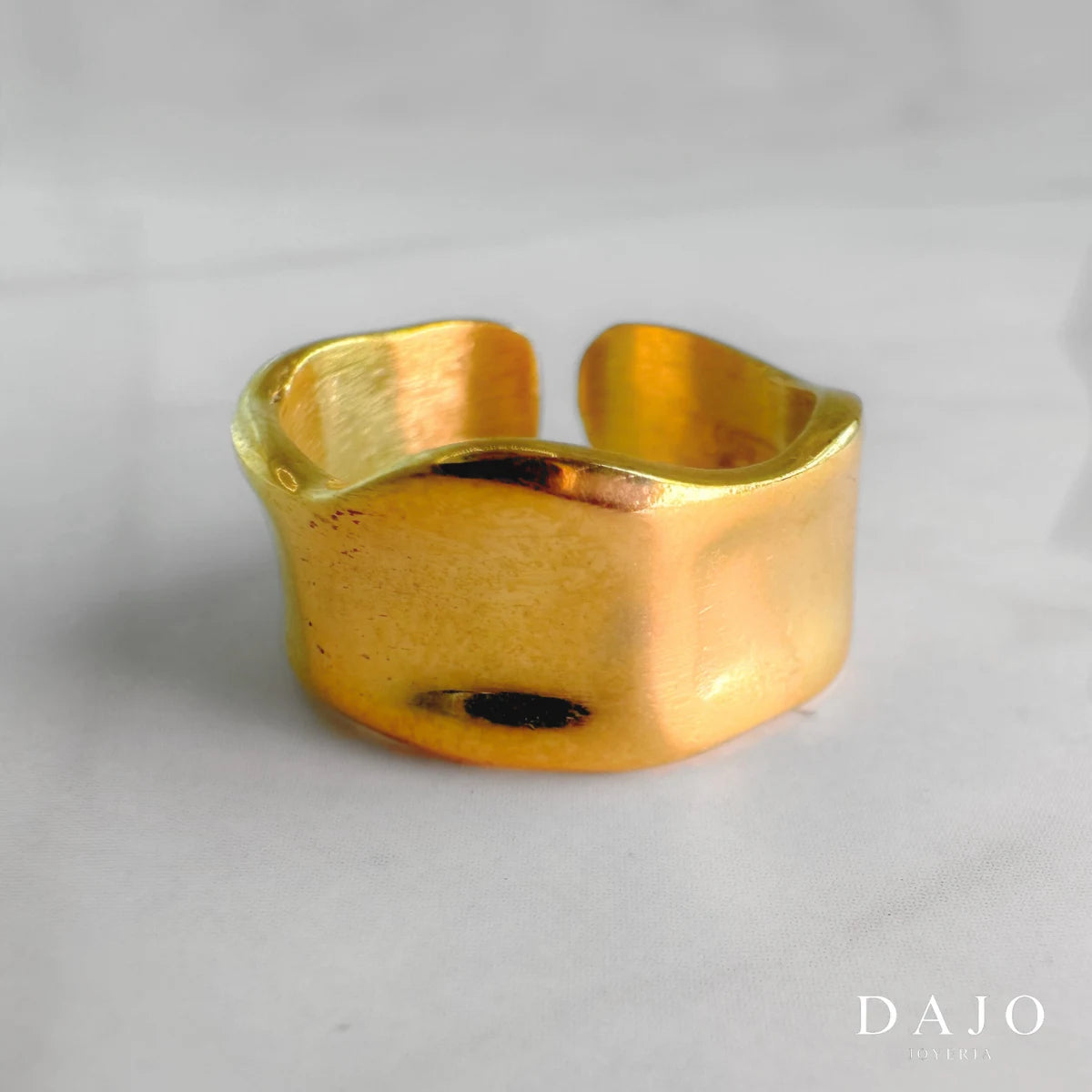 Anillo irregular (Oro Vermeil)