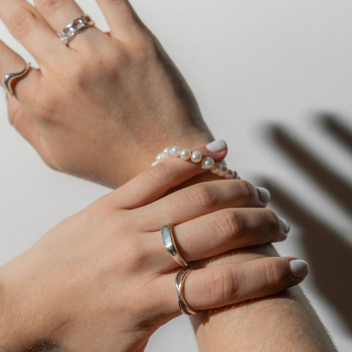 Pulsera Perlas Full plata .925 - regalo especial para hombre o mujer | DAJO Joyeria