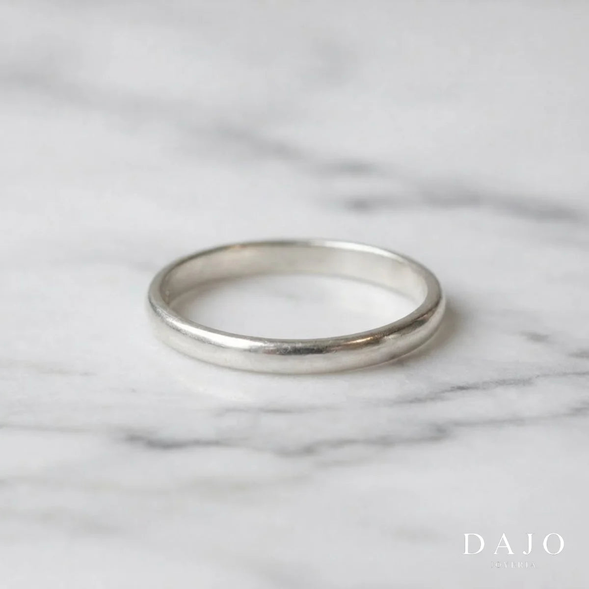 Anillo Argolla 1 mm plata .925 - regalo para novia o mama | DAJO Joyeria