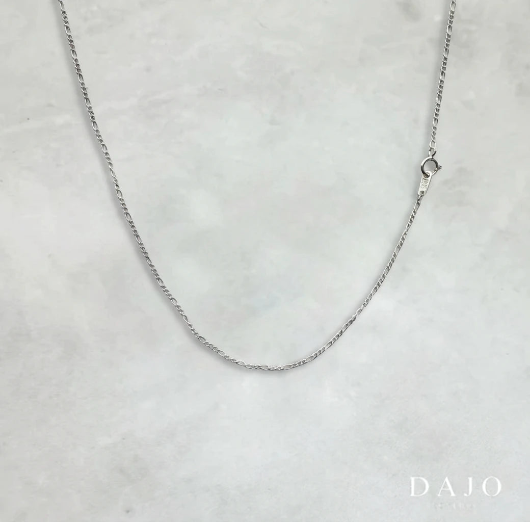 Cadena Cartier 1mm plata .925 - regalo especial para el | DAJO Joyeria