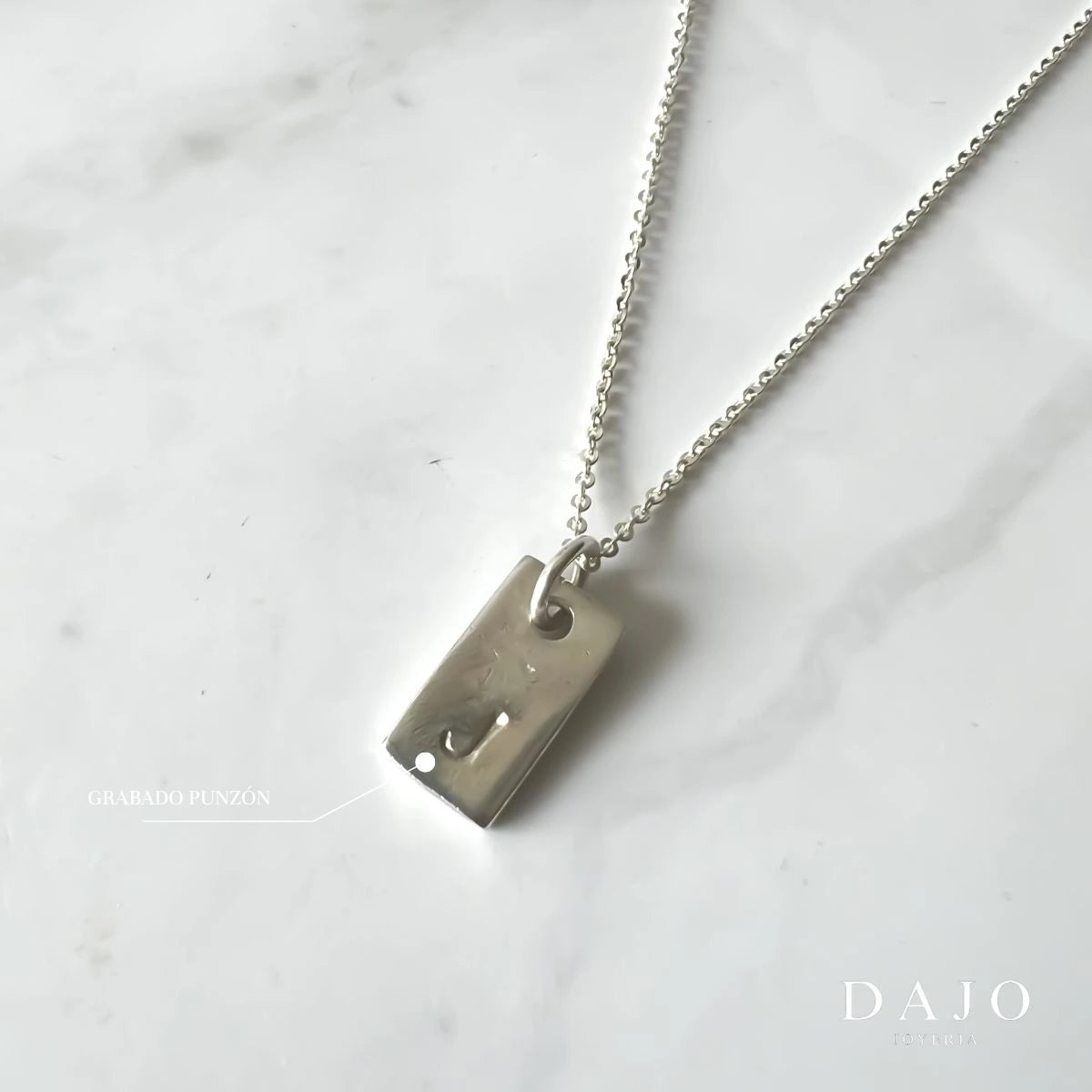 Dije Marco plata .925 - joyeria artesanal hecha a mano en Mexico | DAJO