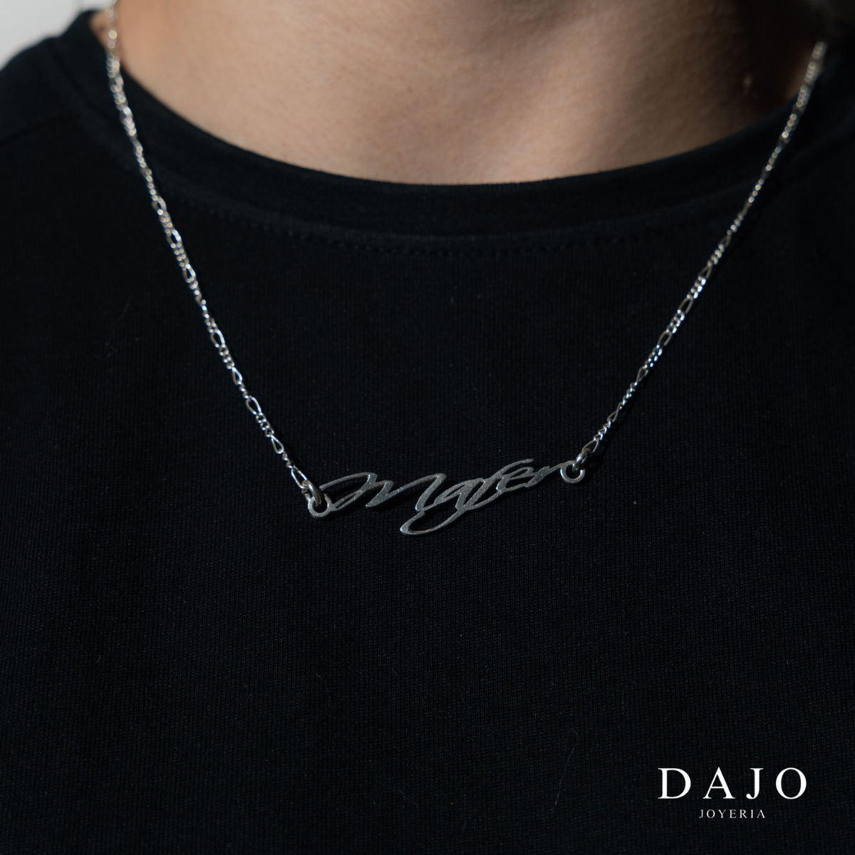 Cadena Cartier 1mm plata .925 - regalo especial para el | DAJO Joyeria