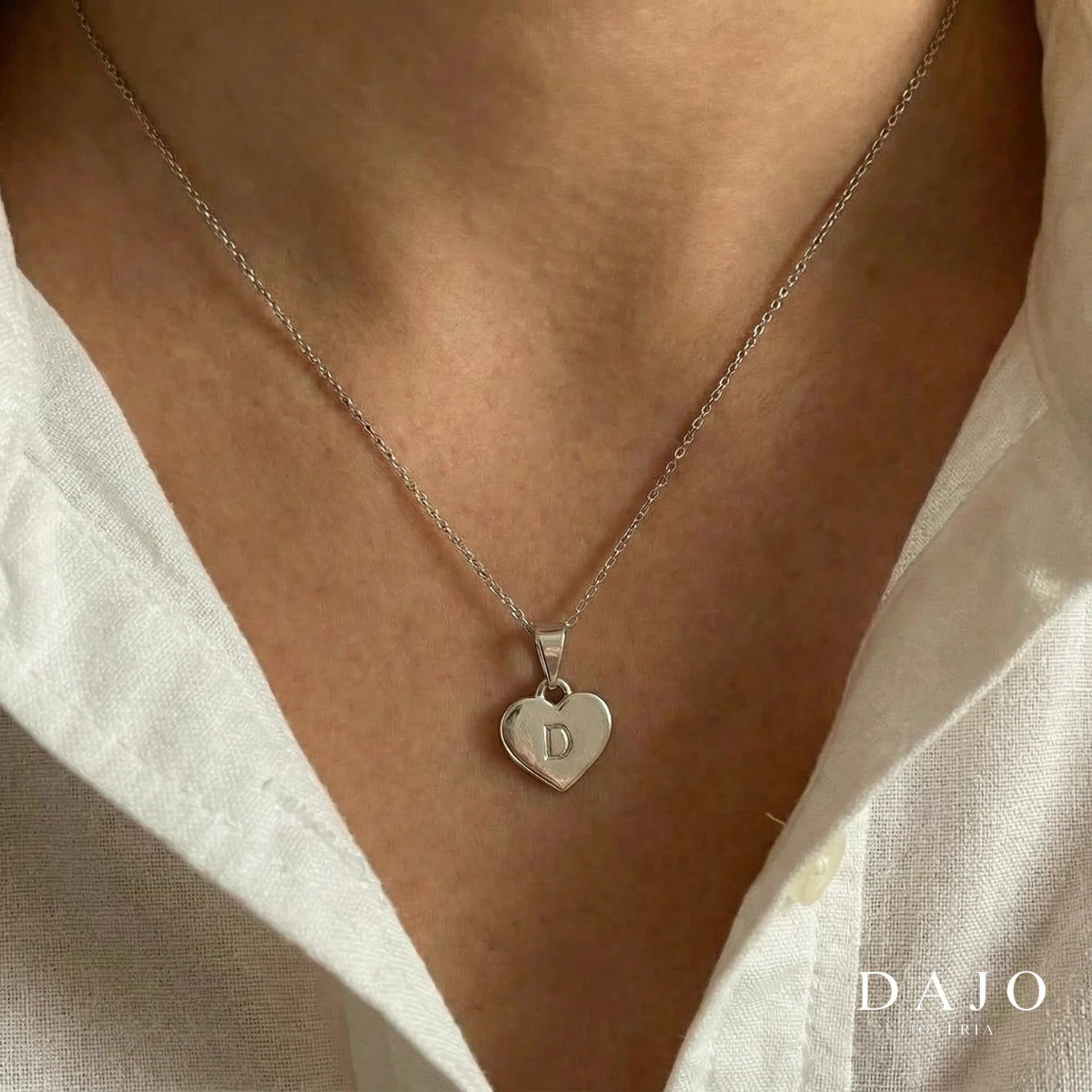 Dije Latido + Cadena plata .925 - regalo especial para el | DAJO Joyeria