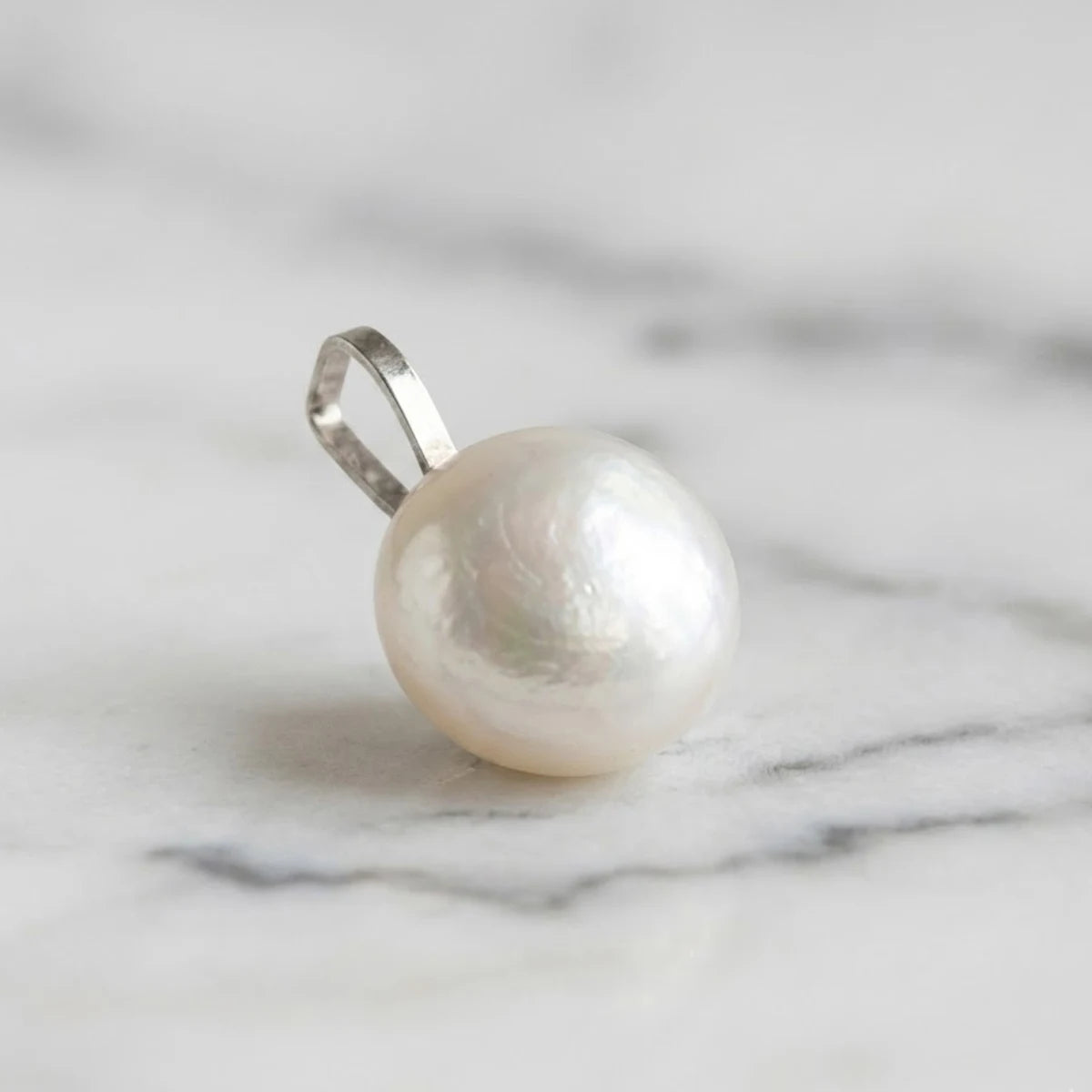 Dije Perla plata .925 - joyeria artesanal hecha a mano en Mexico | DAJO