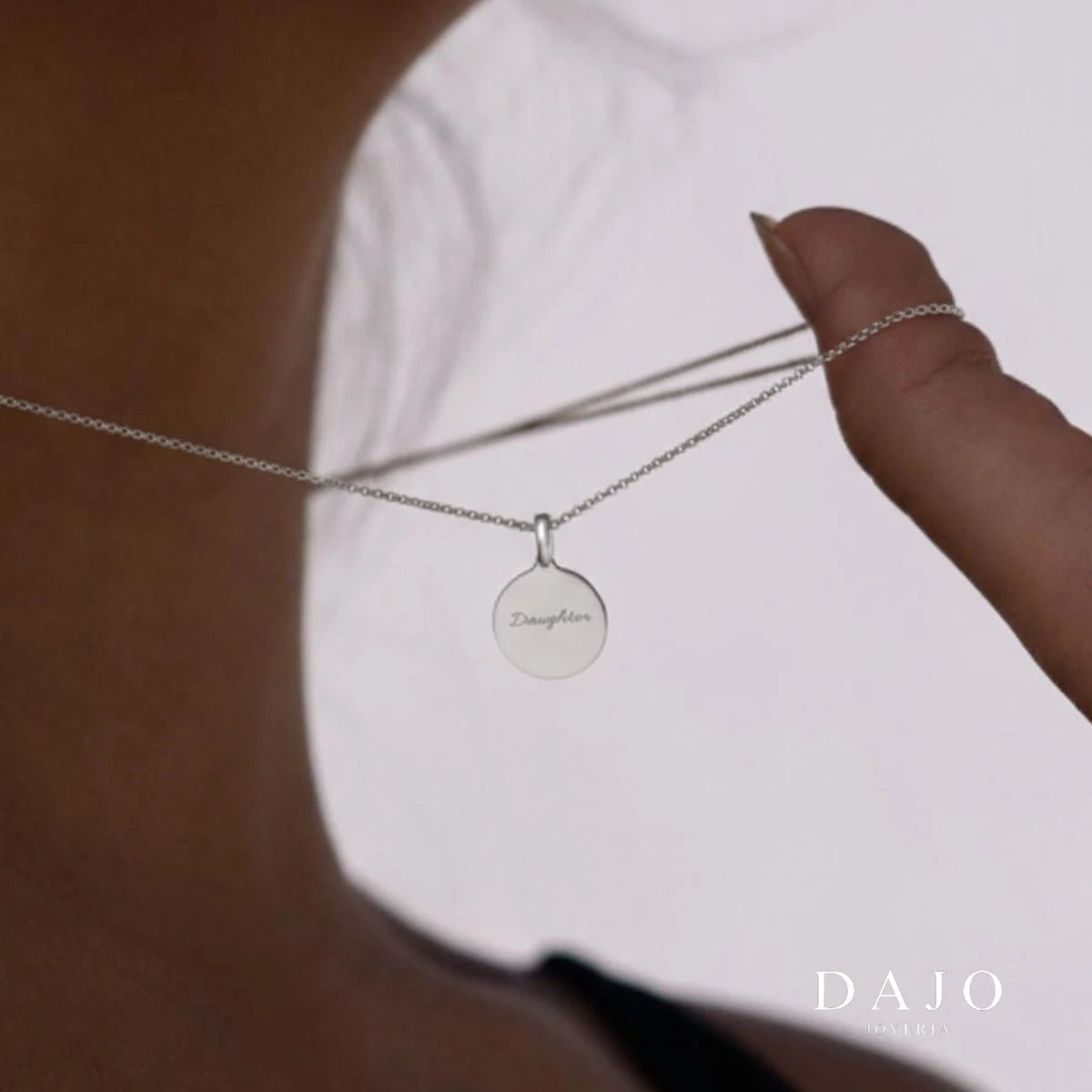 Dije Circular plata .925 - joyeria artesanal hecha a mano en Mexico | DAJO