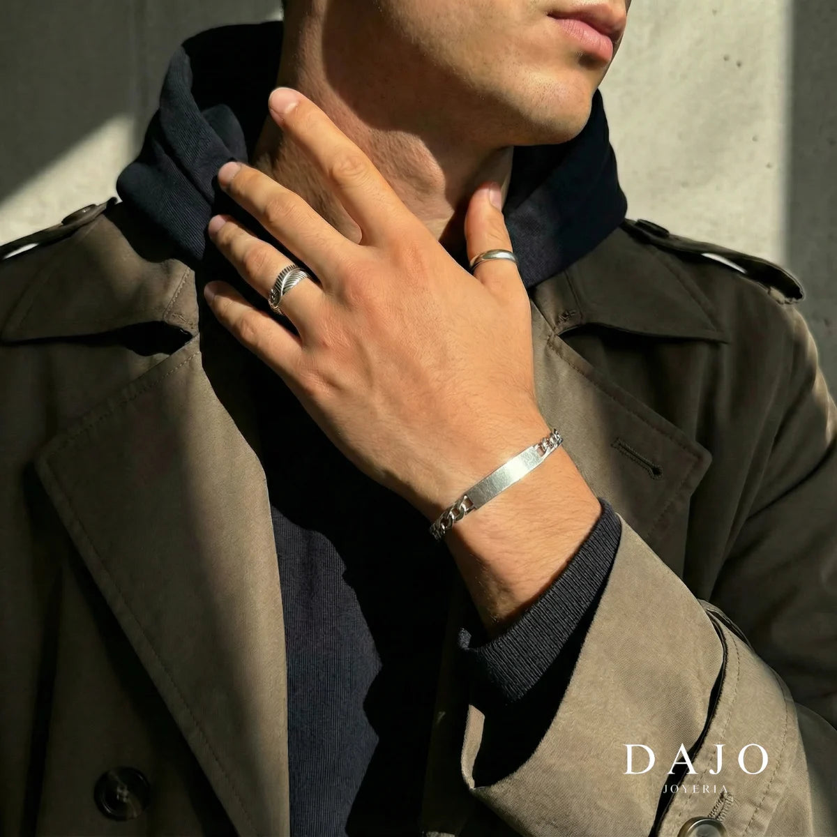 Esclava Cartier 6mm plata .925 - joyeria artesanal hecha a mano en Mexico | DAJO