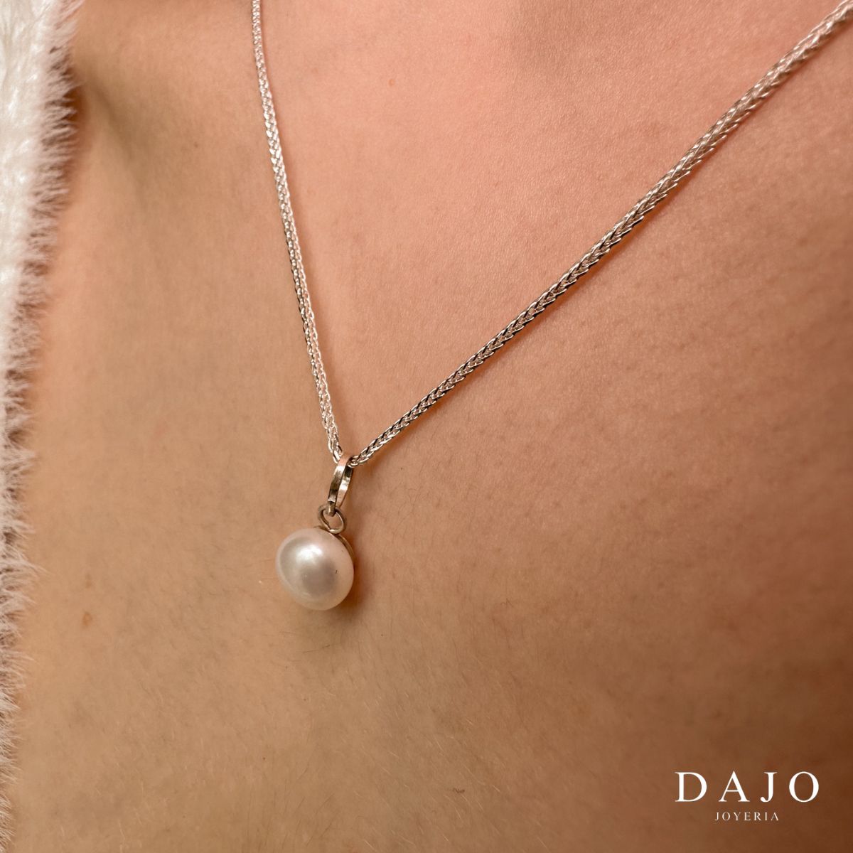 Cadena Tejida 2 mm plata .925 - regalo especial para el | DAJO Joyeria