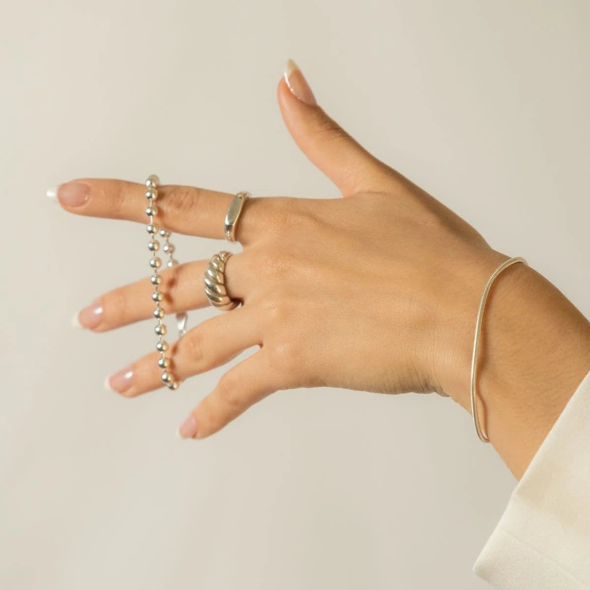 Anillo Croissant plata .925 - regalo para novia o mama | DAJO Joyeria