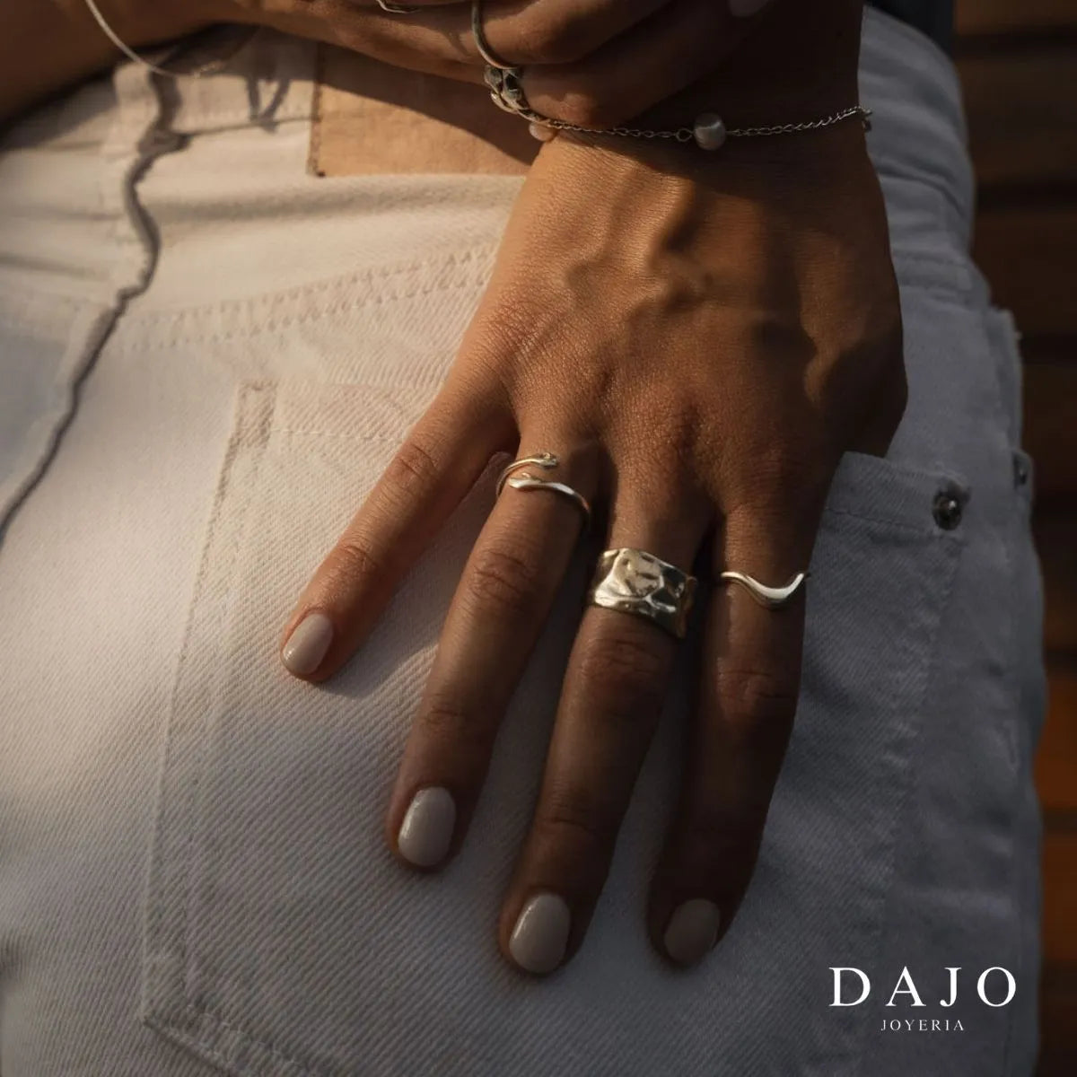 Anillo Drop plata .925 - regalo para novia o mama | DAJO Joyeria