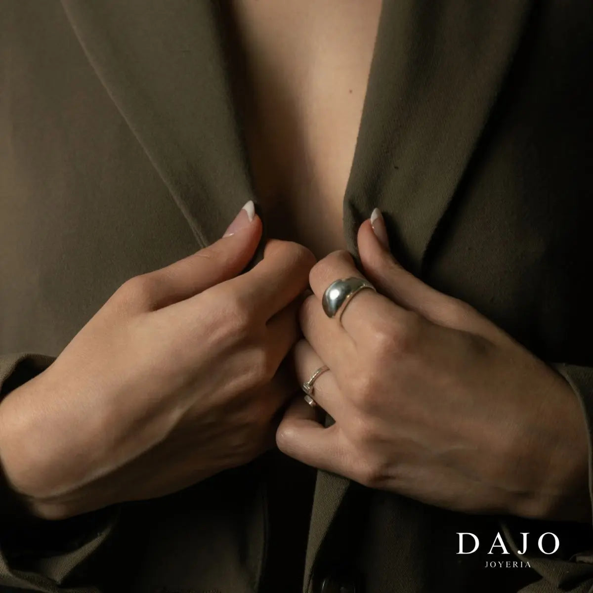 Anillo Gota plata .925 - regalo para novia o mama | DAJO Joyeria
