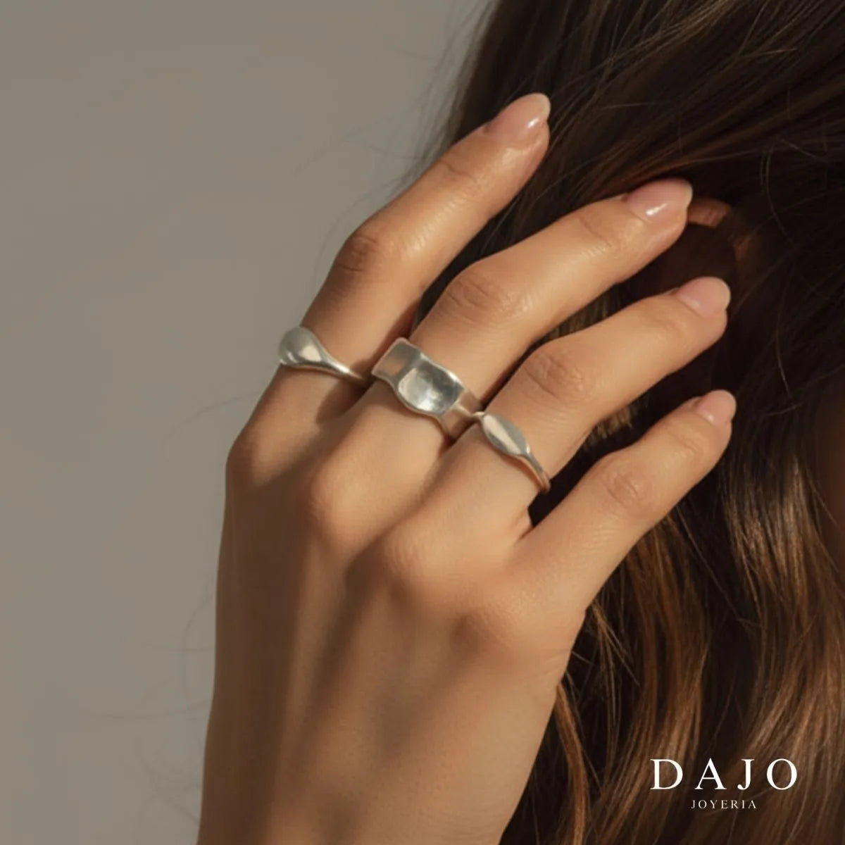 Anillo Bean plata .925 - regalo para novia o mama | DAJO Joyeria