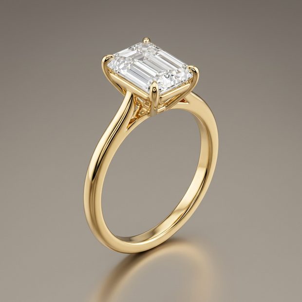 Diamante corte esmeralda