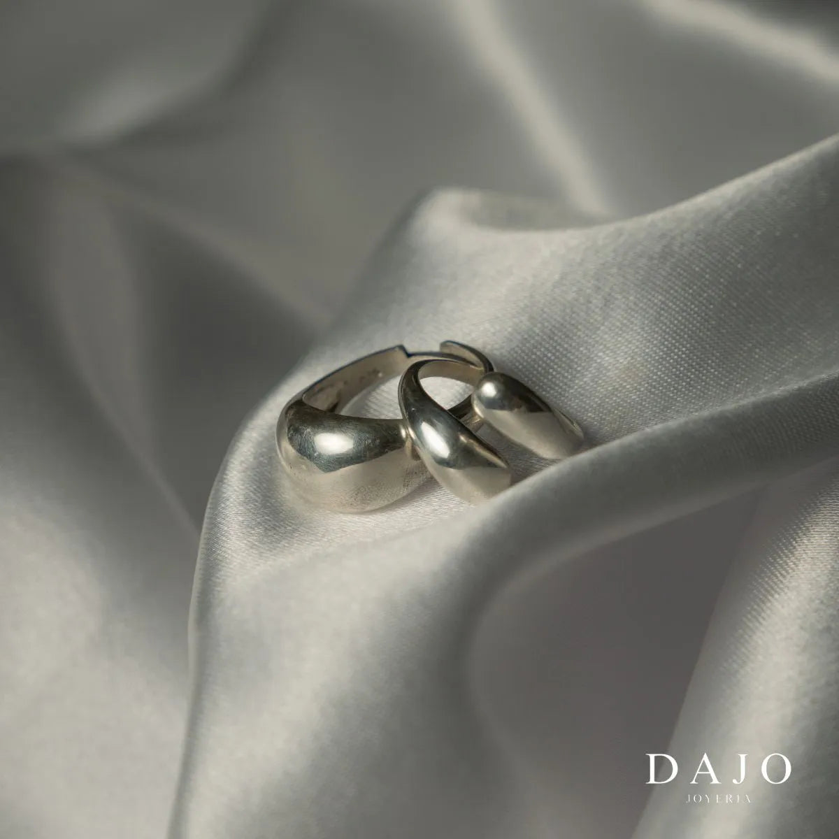Anillo Doble gota plata .925 - regalo para novia o mama | DAJO Joyeria