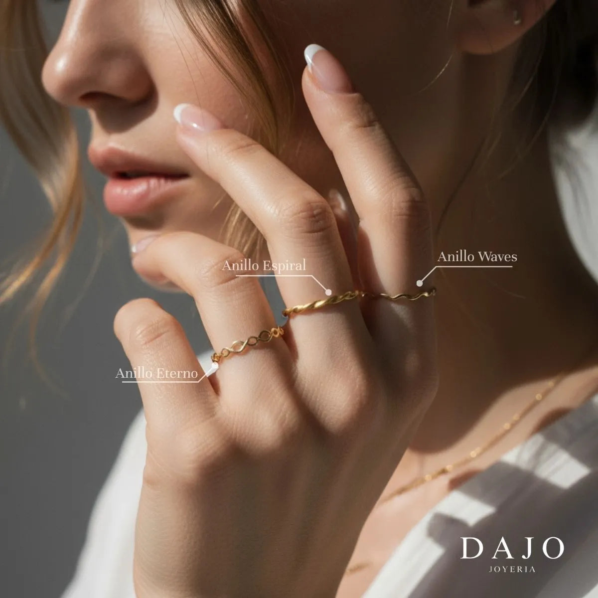 Anillo Waves (Oro Vermeil)