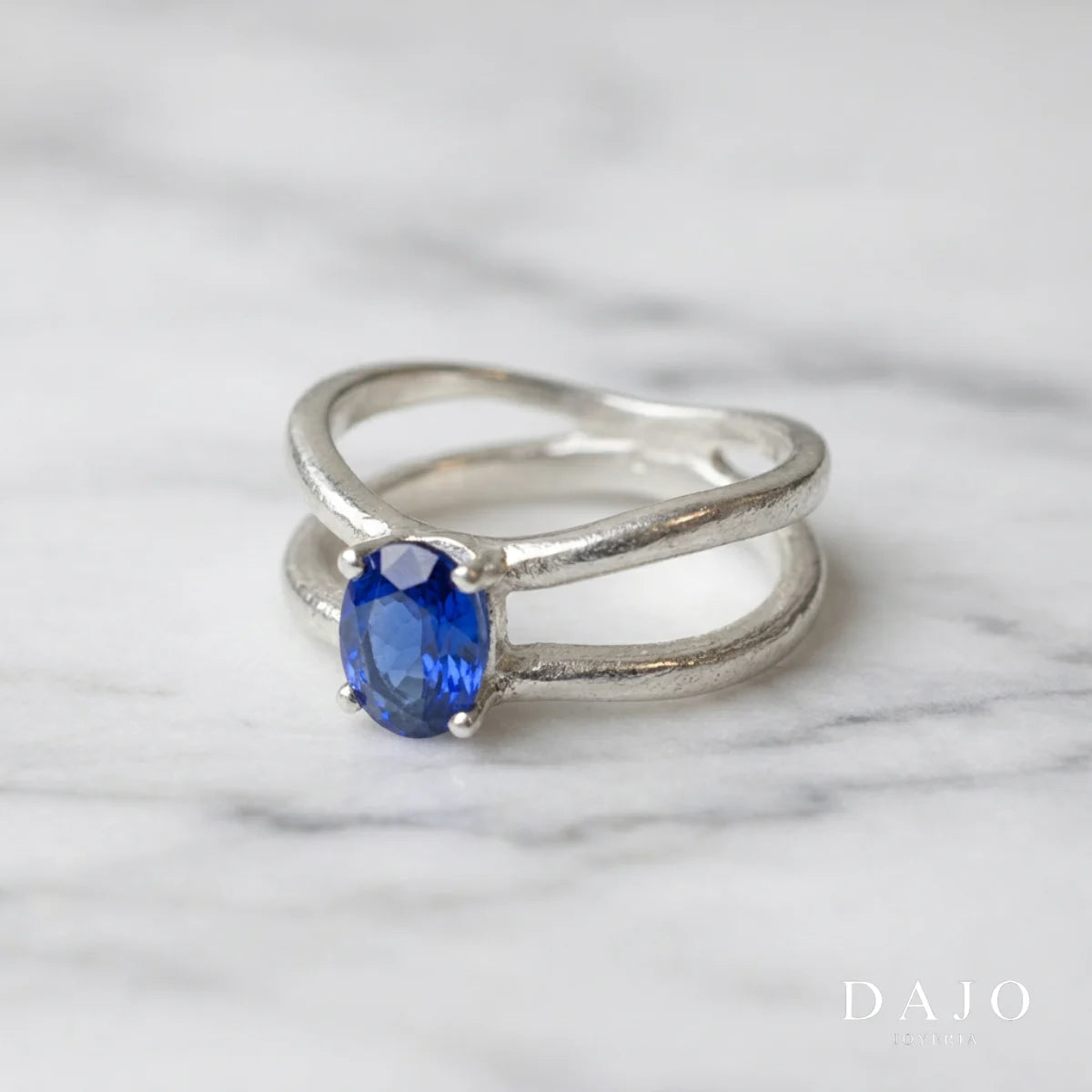 Anillo Birthstone plata .925 - regalo para novia o mama | DAJO Joyeria