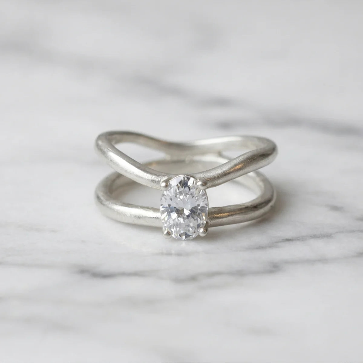 Anillo Birthstone plata .925 - regalo para novia o mama | DAJO Joyeria