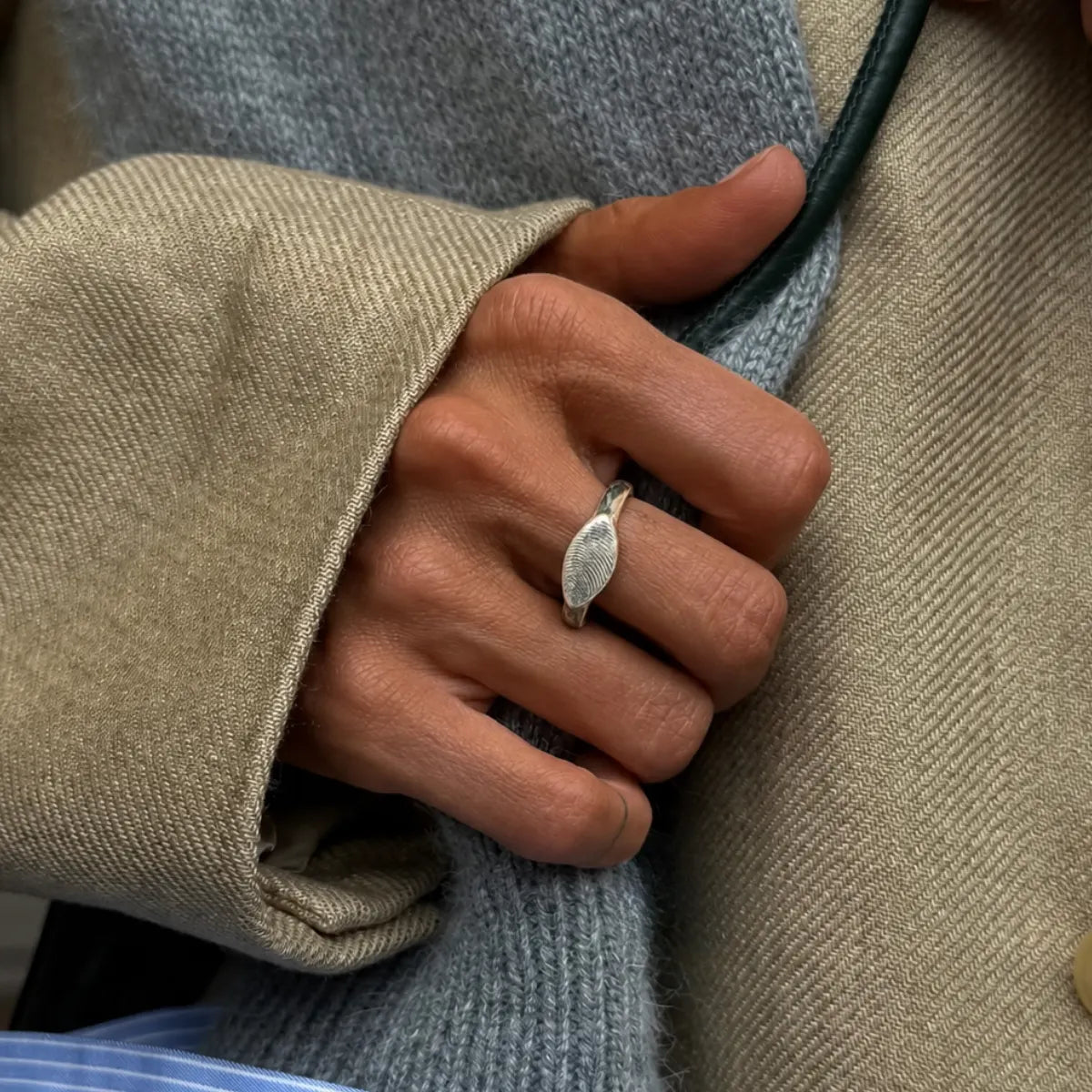 Anillo Huella Botánica - Individual