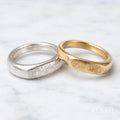 Anillo Huella Rectangular - Doble
