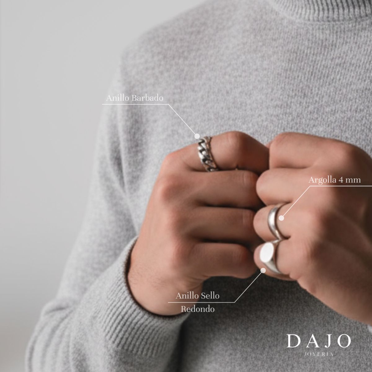 Anillo Sello Redondo