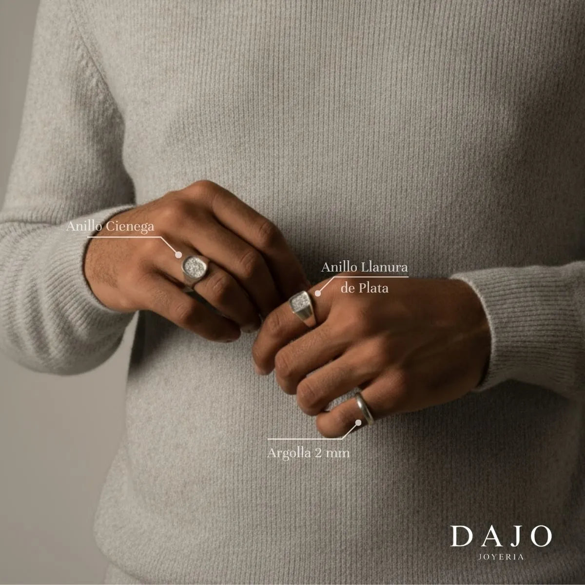 Anillo Ciénaga plata .925 - regalo para novia o mama | DAJO Joyeria