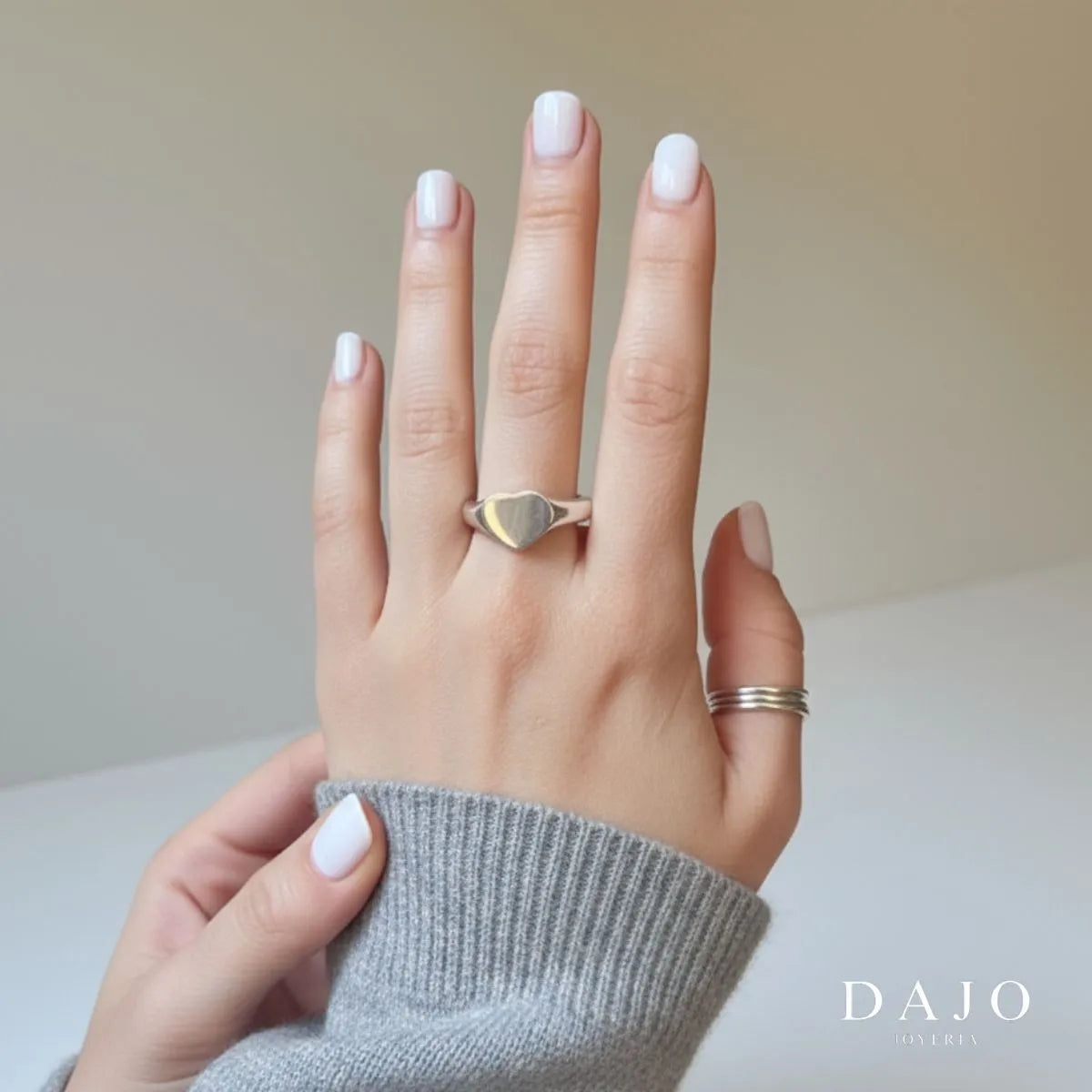 Anillo Corazon plata .925 - regalo para novia o mama | DAJO Joyeria