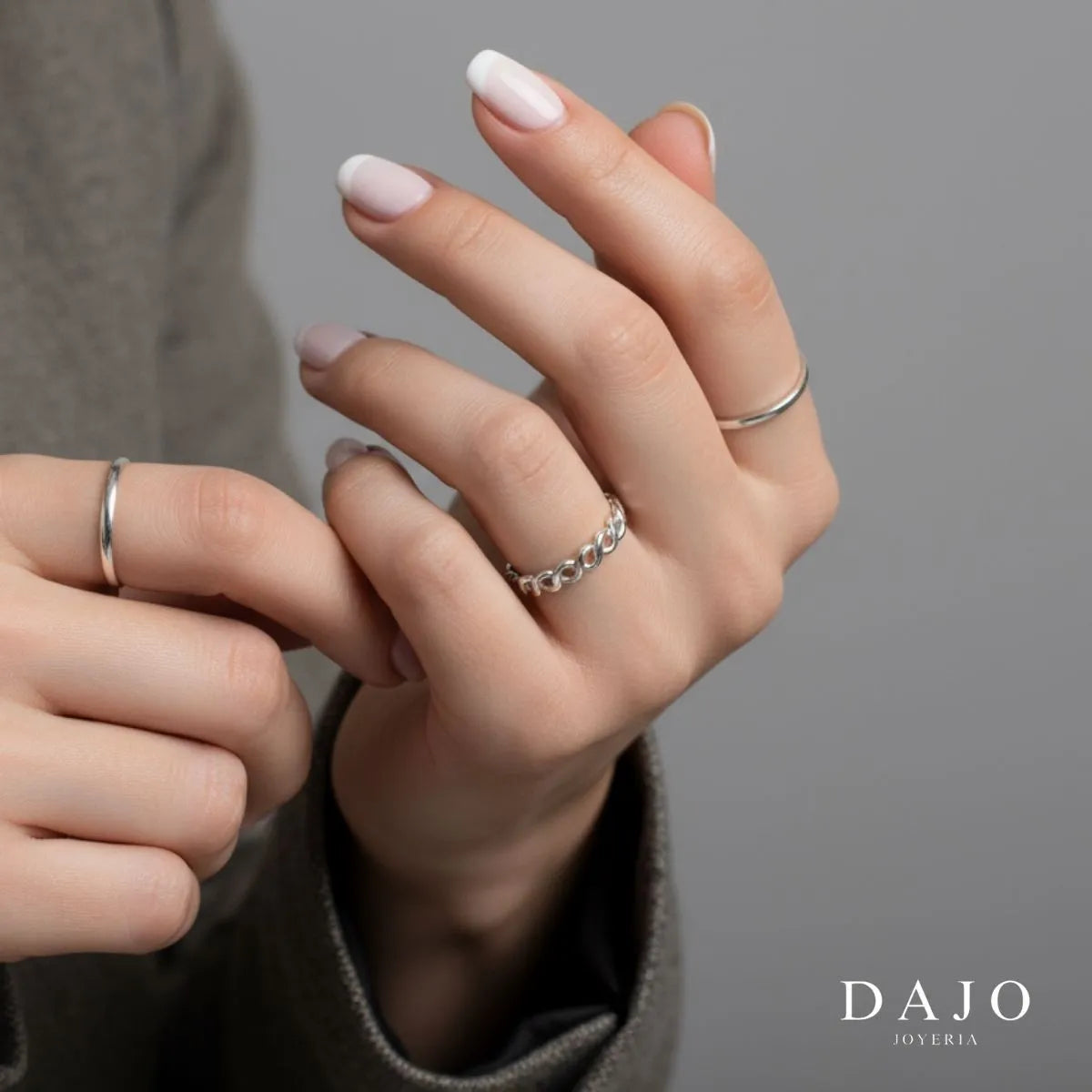 Anillo Mini Eterno plata .925 - regalo para novia o mama | DAJO Joyeria