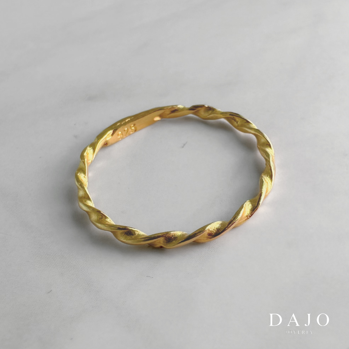 Anillo Espiral (Oro Vermeil)