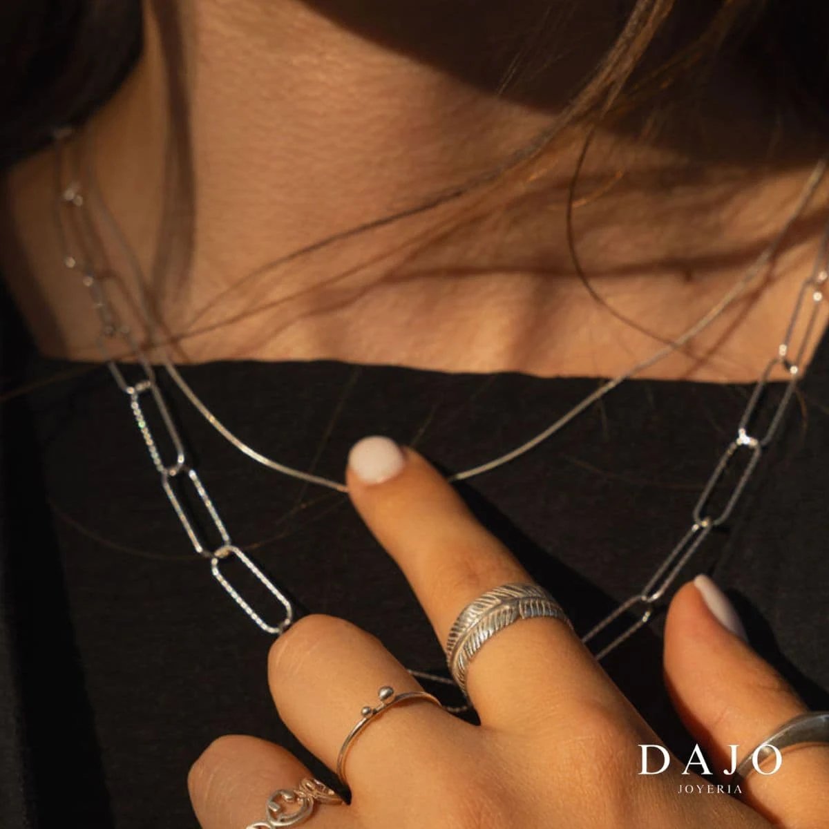 Cadena Lazo 1 mm plata .925 - regalo especial para el | DAJO Joyeria
