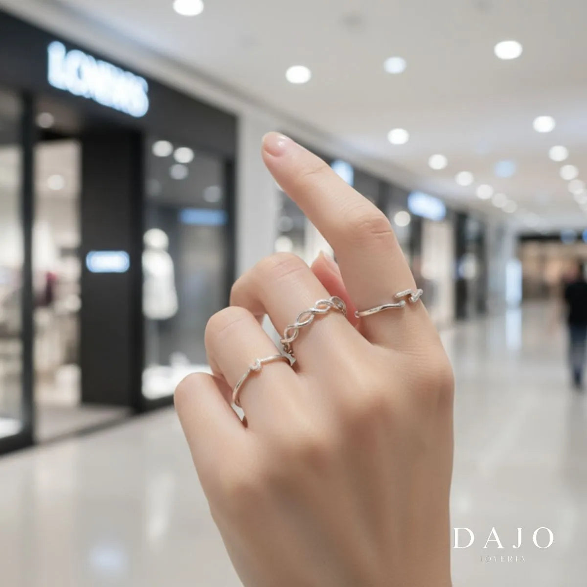 Anillo Eterno plata .925 - regalo para novia o mama | DAJO Joyeria
