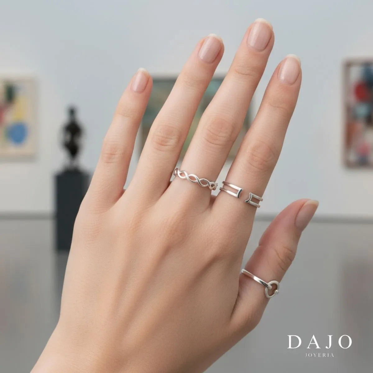 Anillo Eterno plata .925 - regalo para novia o mama | DAJO Joyeria
