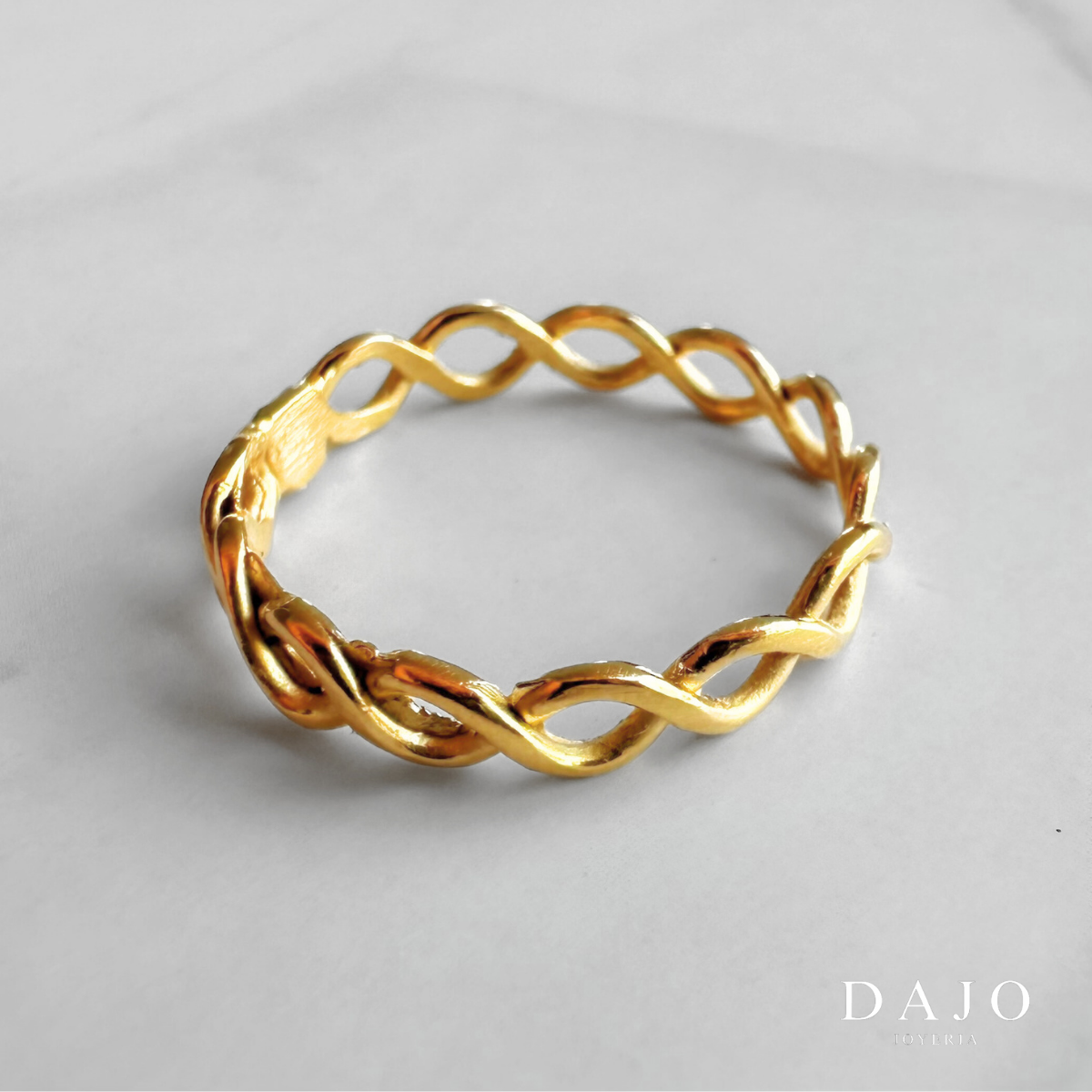 Anillo Eterno (Oro Vermeil)