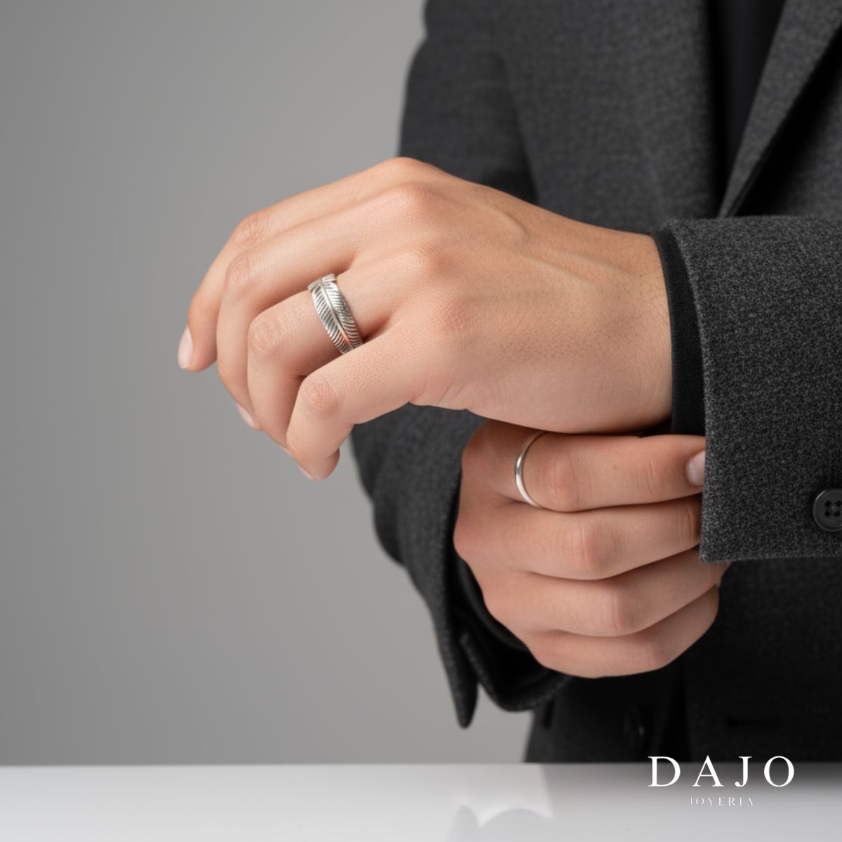 Anillo Pluma