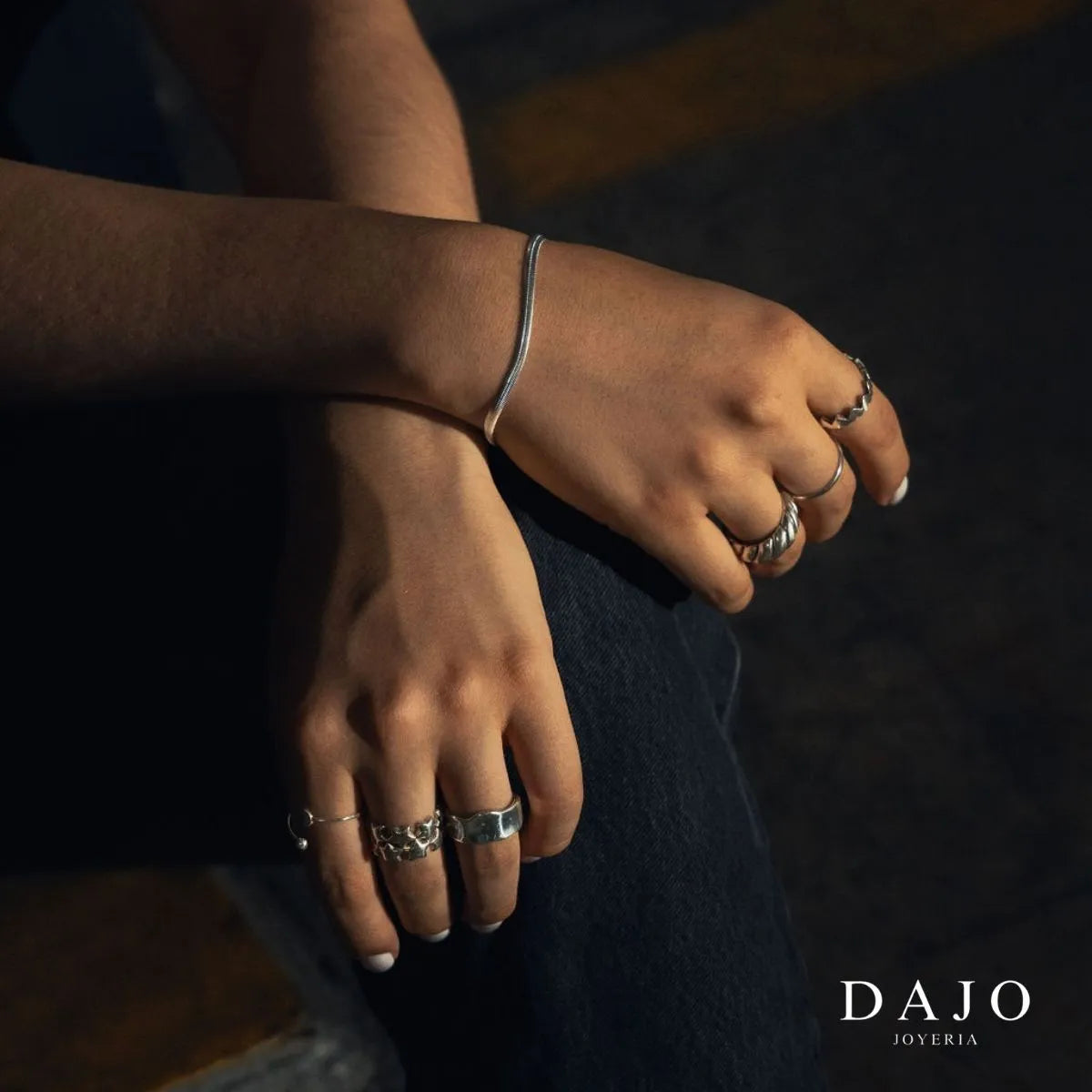 Anillo Doble estrella plata .925 - regalo para novia o mama | DAJO Joyeria
