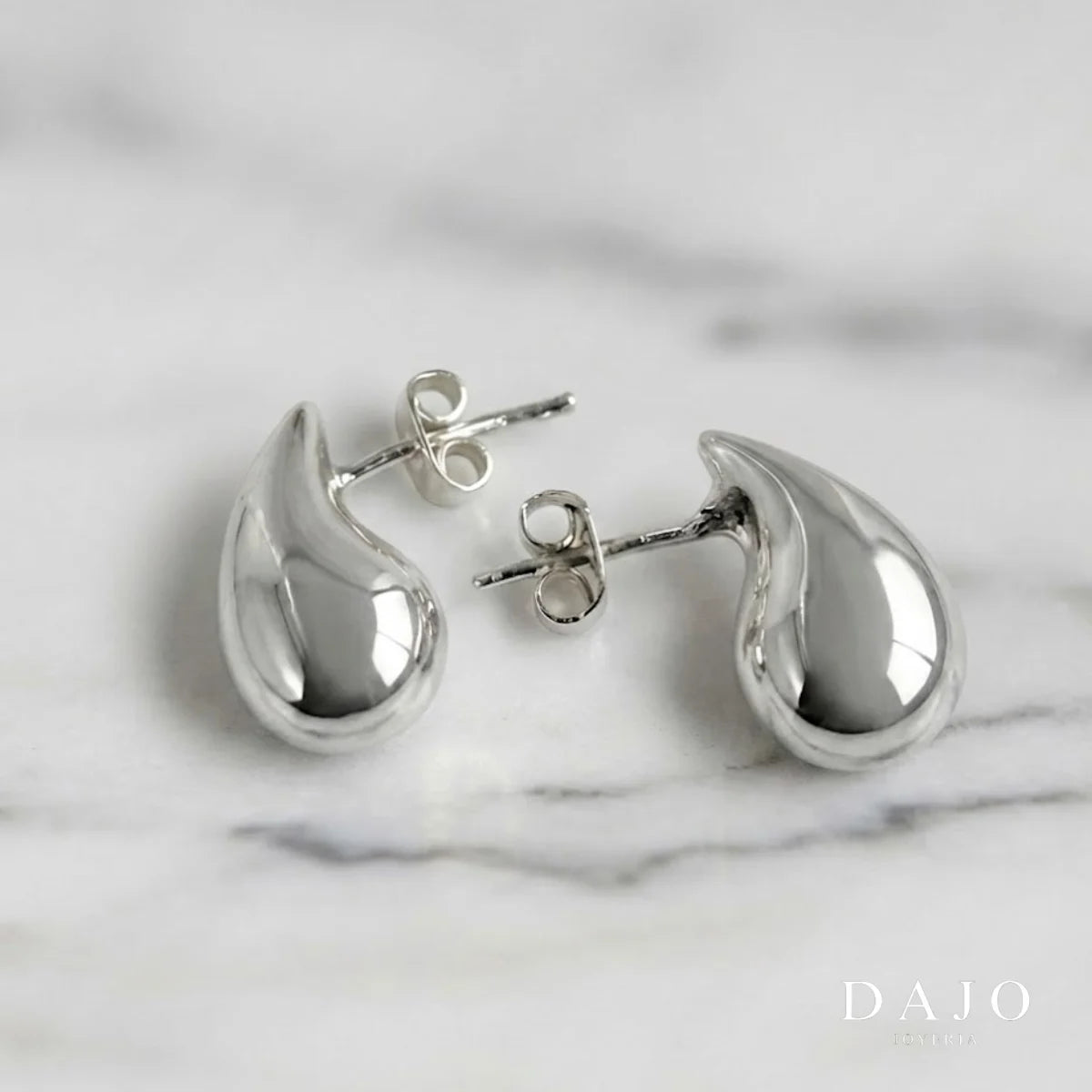 Arete Gota chica plata .925 - regalo para novia o mama | DAJO Joyeria