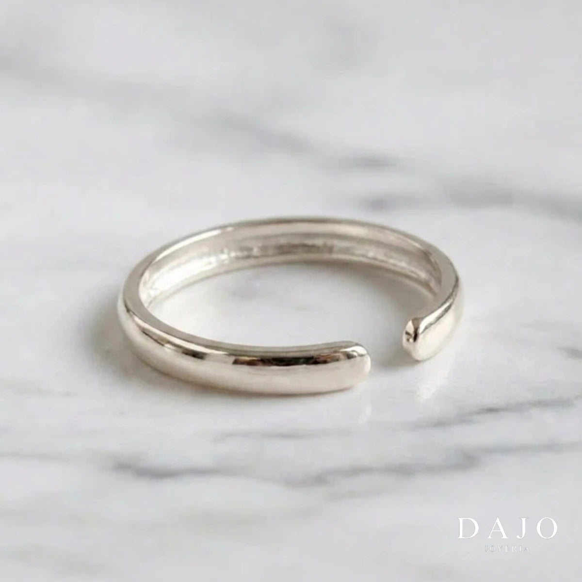 Anillo Argolla 2 mm plata .925 - regalo para novia o mama | DAJO Joyeria