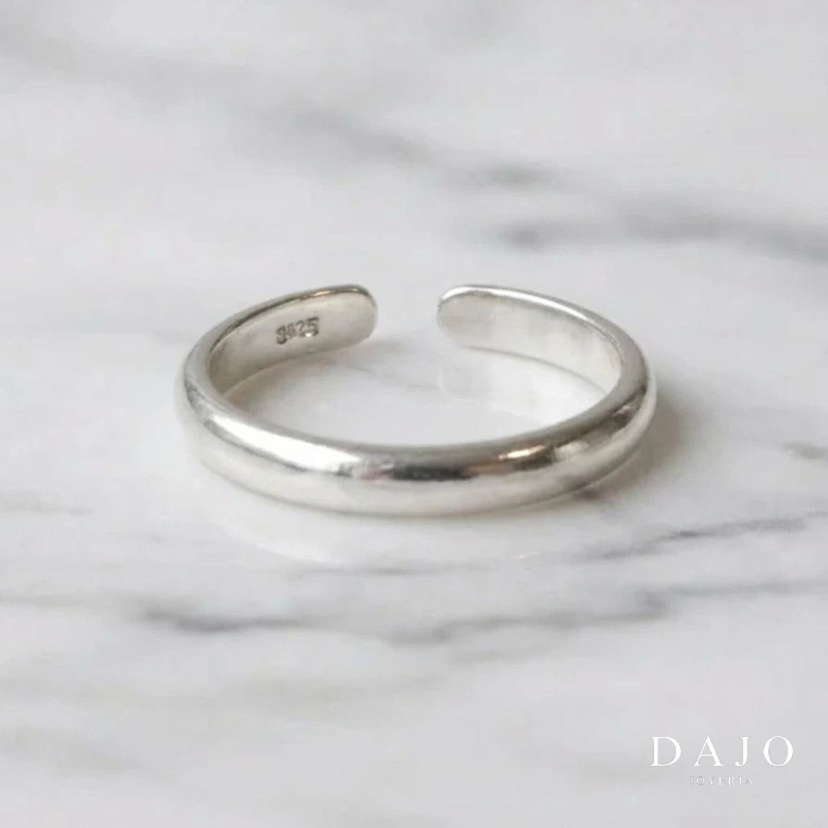 Anillo Argolla 2 mm plata .925 - regalo para novia o mama | DAJO Joyeria