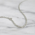 Cadena Mini Eslabón 1mm plata .925 - regalo especial para el | DAJO Joyeria